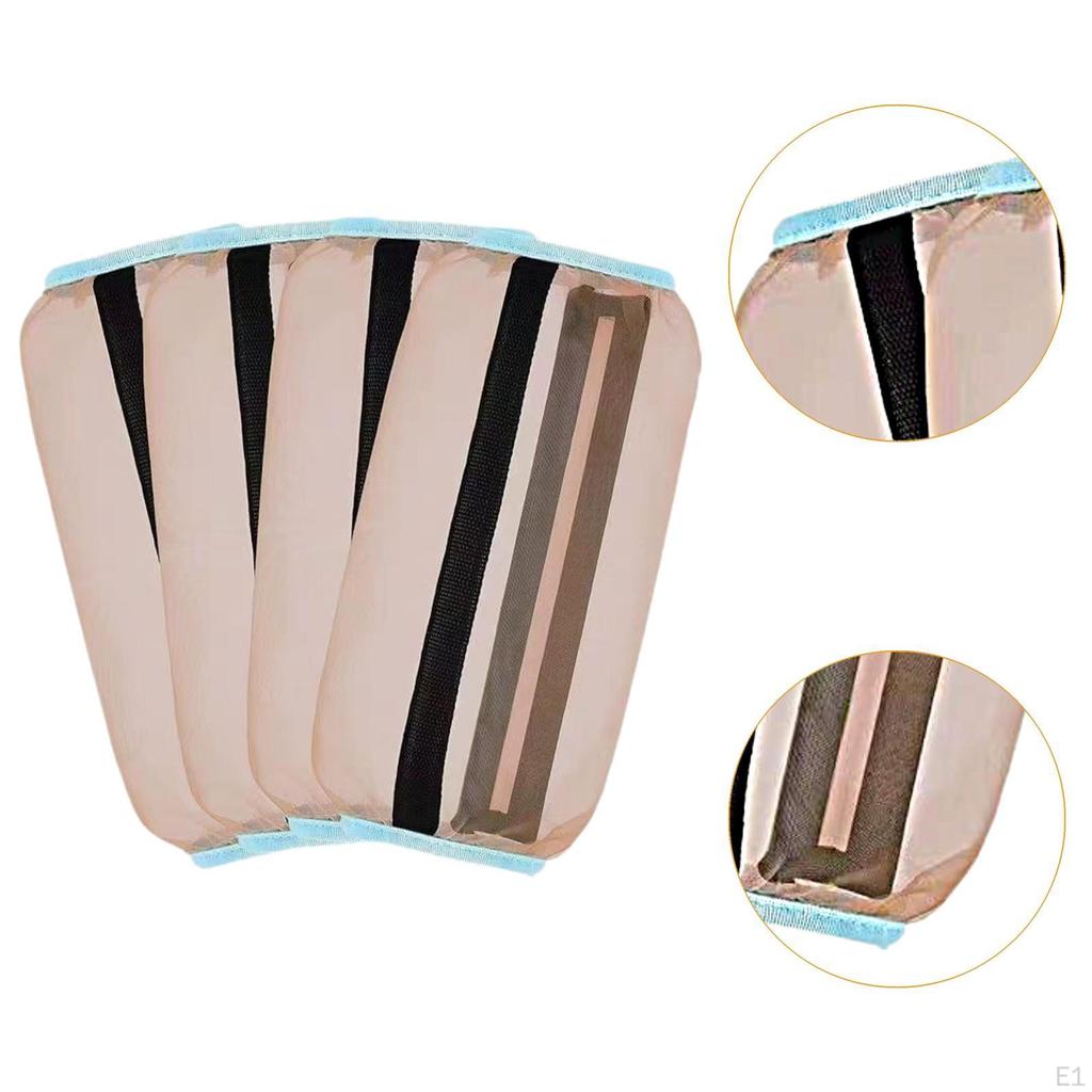 4 Pieces Fly Horse Boots Leggings Nylon Non Slip Easy to Use Reduce Stomping Lightweight