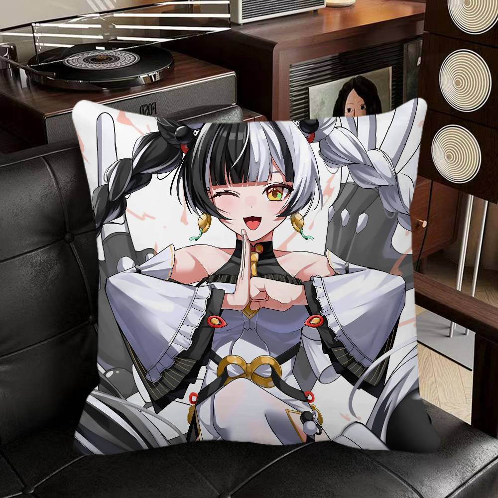 Dialyn Zenless Zone Zero Game Pillow Case Square Pillow Bedroom Sofa Leisure Comfort Cushion Car Home Decoration