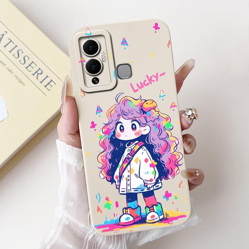For Infinix Hot 12 Play Case Lovely Panda Painted Soft Silicone Phone Cover Case For Infinix Hot 12 Hot12 Play Fundas Capa Bags