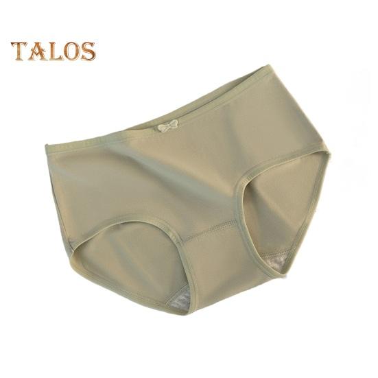 Damen-Unterwäsche aus Baumwolle, niedrige Taille, vollständige Abdeckung, Höschen mit Schleifenverzierung, weicher Stretch-Damenslip