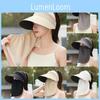 Summer Outdoor Sun Hat With Removable Face Shield For Women Lightweight Uv Protection
