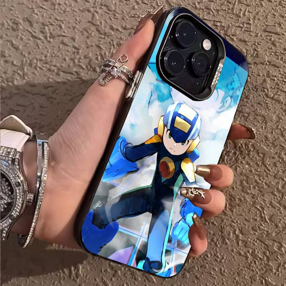M-Mega Man S-Star Force Phone Case For iPhone 17,16,15,14,13,12,11,Pro,MAX,Plus TPU Soft To Skin-friendly Cover