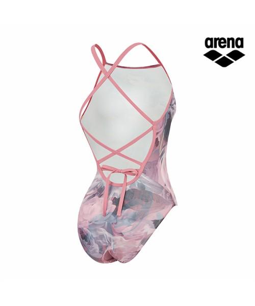 Alena Blooming Mist Dress Double Cross Strap Tie-Back A6Sl1Lo63Pnk