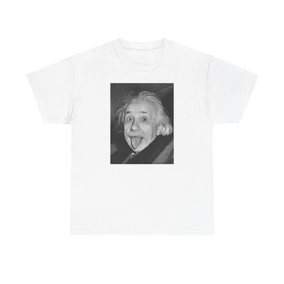 Einstein Tongue Out T-Shirt, Physics Science Gift, Albert Einstein 72nd Birthday