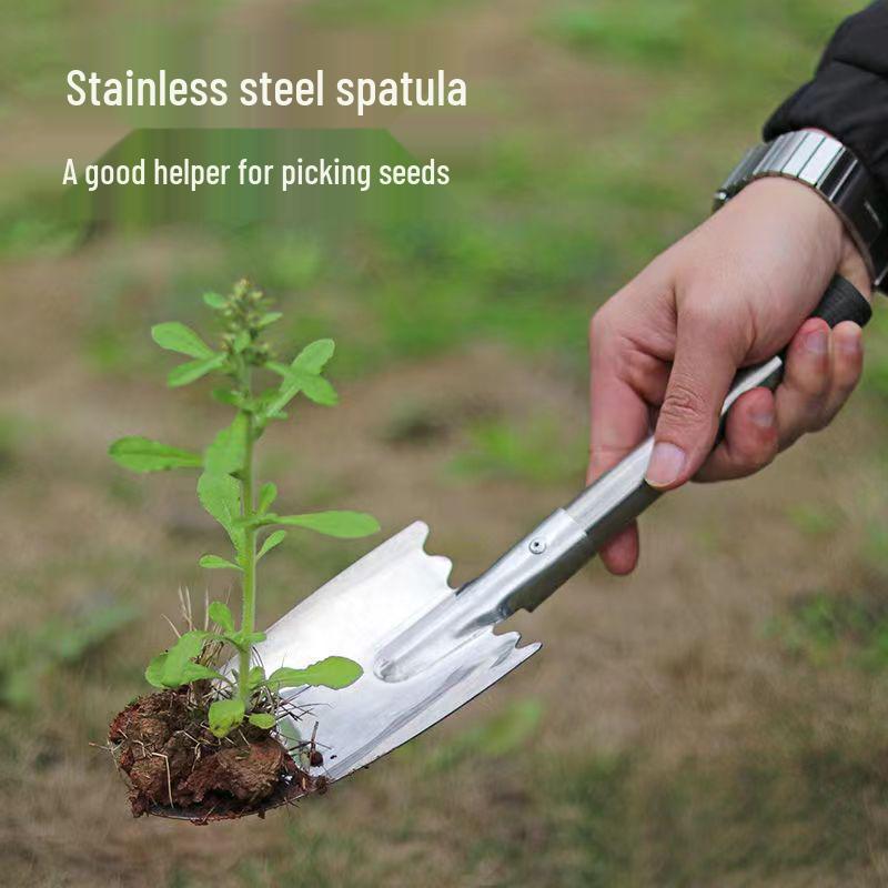 Durable Gardening Tool Set: Includes Trowel, Rake, and Small Shovel for Planting, Digging, and Loosening Soil at Home.