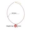 Atoztide Moda Collar con Colgante de Cereza para Mujer Acero Inoxidable Múltiples Estilos Perla de Imitación Cerámica Colgante Joyería Regalo