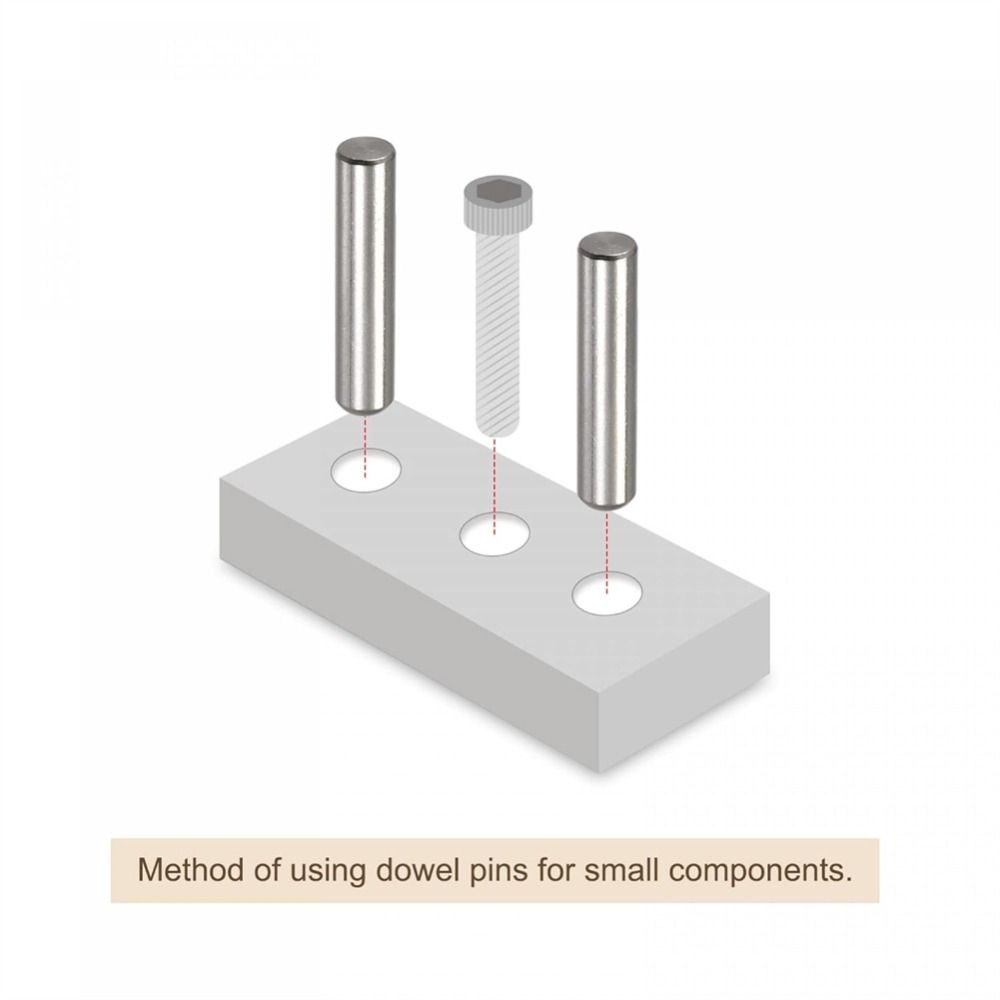 10Pcs Stainless Steel Bunk Bed Pins 28/30/35/40/45/50mm Length Round Head Smooth Fasten Elements