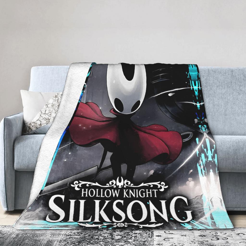 Hollow Knight Silksong Hornet Blanket Fleece Decoration Breathable Super Soft Throw Blanket for Sofa Bedroom Plush Thin Quilt