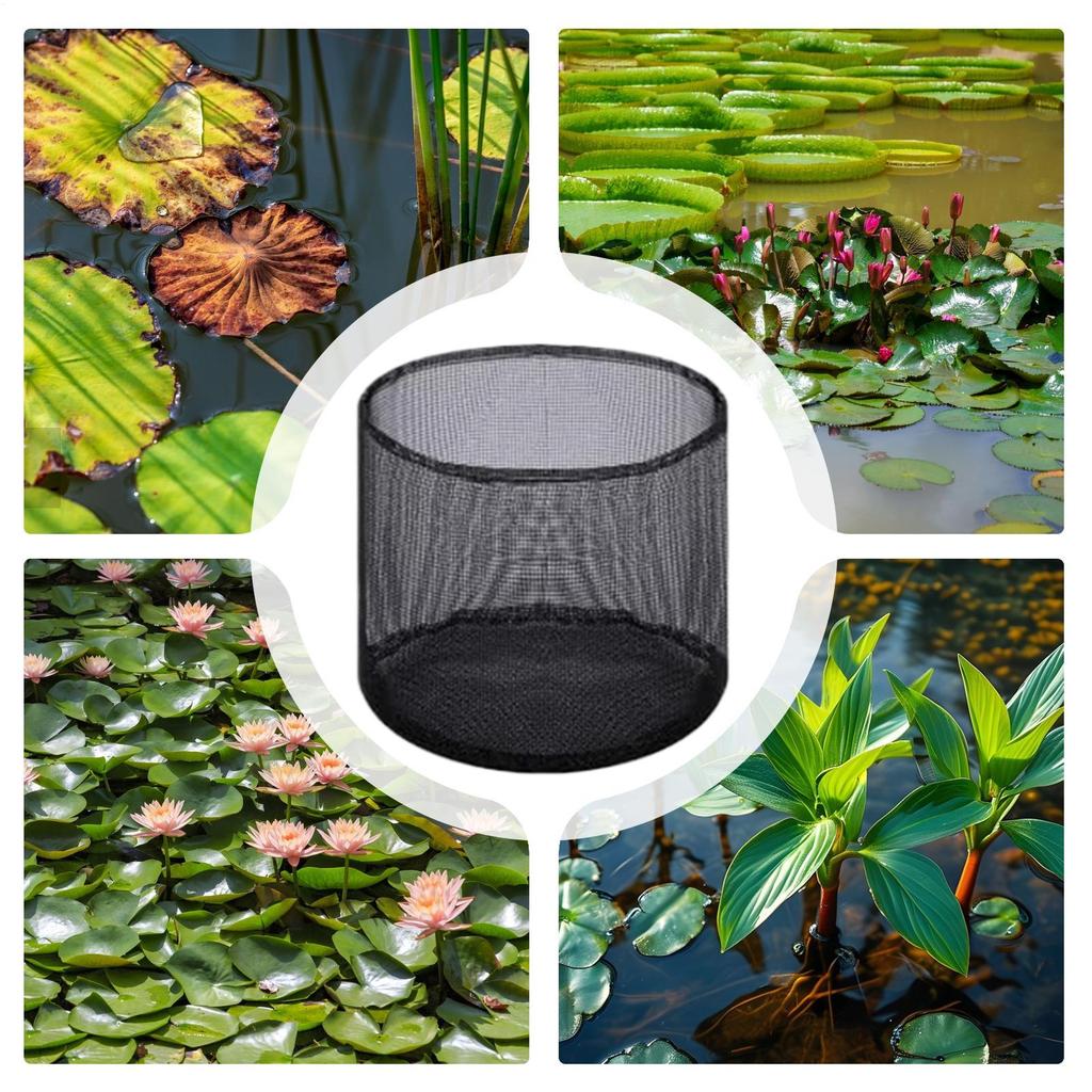 Pond Baskets For Plants 4 Pieces Aquatic Planting Bags Breathable Growing Container Reusable Pond Planter For Garden Vegetable