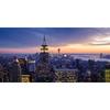 New York City Sunset And Night View Poster Canvas Painting Skline Manhattan Landscape Wall Art Pictures Living Room Home Decor