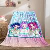 K-Pop Demon Hunters Blanket Hot Rumi Mira Zoey Printed Multifunctional Flannel Throw Blanket Cute Cartoon Gift for KPop Fans