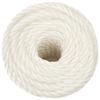 153067 vidaXL Work Rope White 16 Mm 250 M Polypropylene