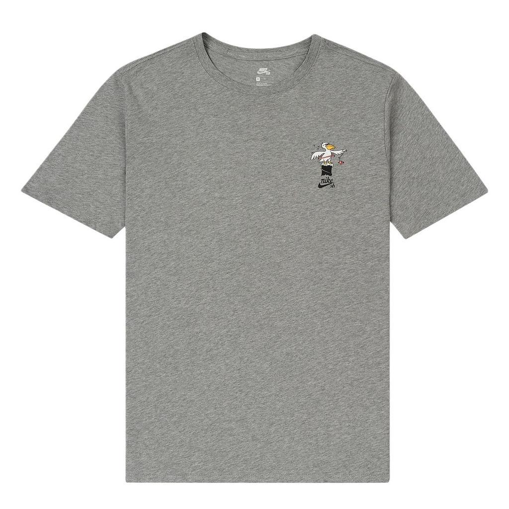 Nike SB Pelican Cotton Letter Print Crew Neck Short Sleeve T-Shirt Men tops 912350-063