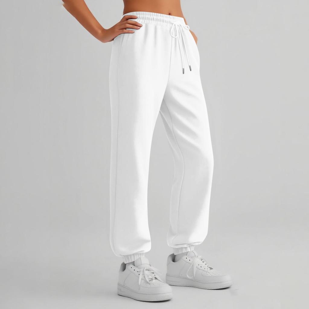 Womens Sweatpants With Pockets Solid Color