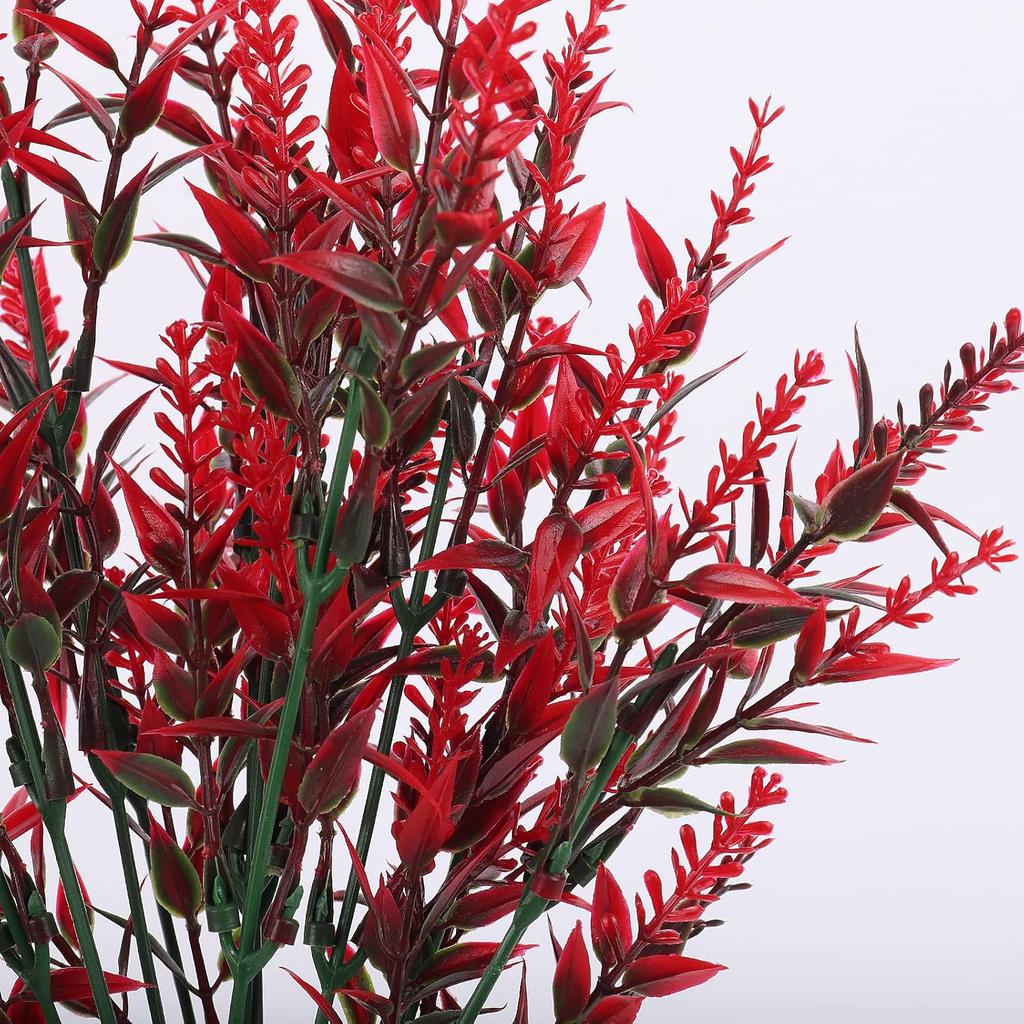 Artificial Flowers Plastic Lavender Fake Plants Grass Wedding Home vase Garden Decor DIY Gifts Photography Props Outdoor Bonsai