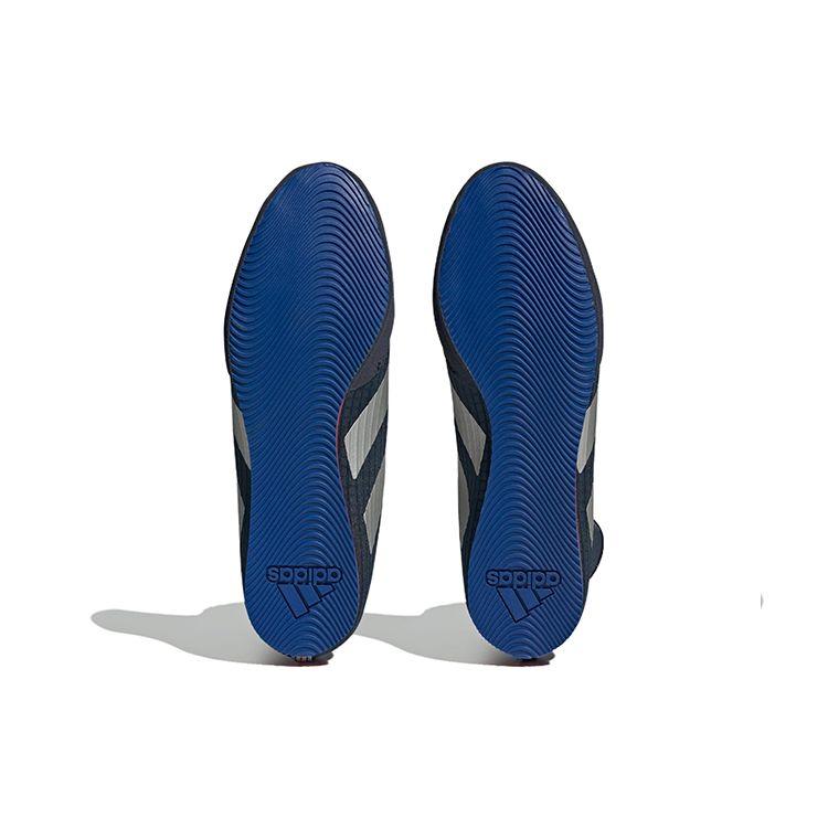 Adidas Box Hog 4 Legend Ink Silver Unisex Sneakers Blue Silver-Metallic Grey-Two HP6880