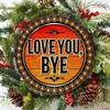 Vintage Love Bye Metal Sign Wall Art Decor for Home Bar Office