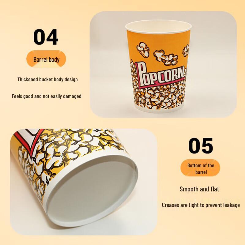 Disposable Popcorn Buckets