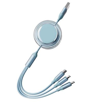 I-mu Little Pudding Retractable 3-in-1 Charging Cable