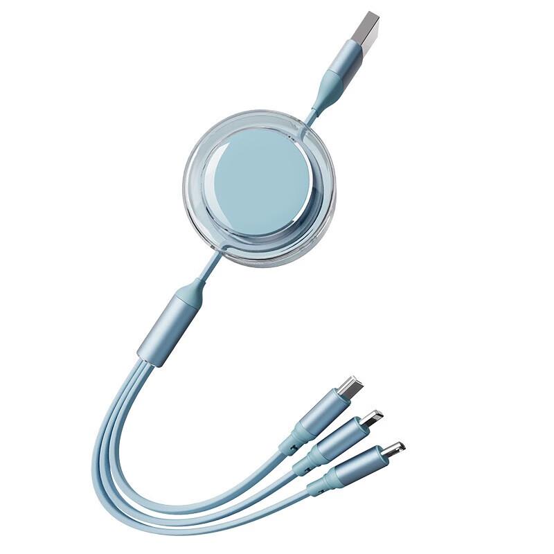 i-mu Little Pudding Retractable 3-in-1 Charging Cable