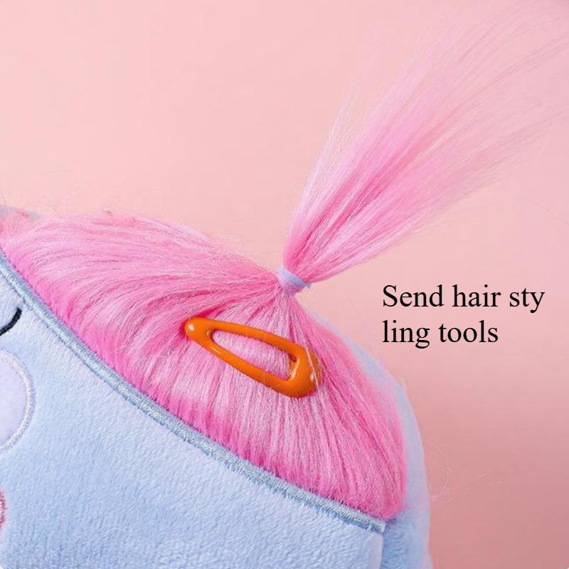 Ugly Doll Plush Large Intestine Pencil Case Big Eyed Sweet Girl Heart Storage Bag Plush Toy Pencil Case