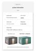 Foldable Steel Frame Clothing & Quilt Storage Box - Moisture-Proof Cotton Organizer for Dorm & Home.
