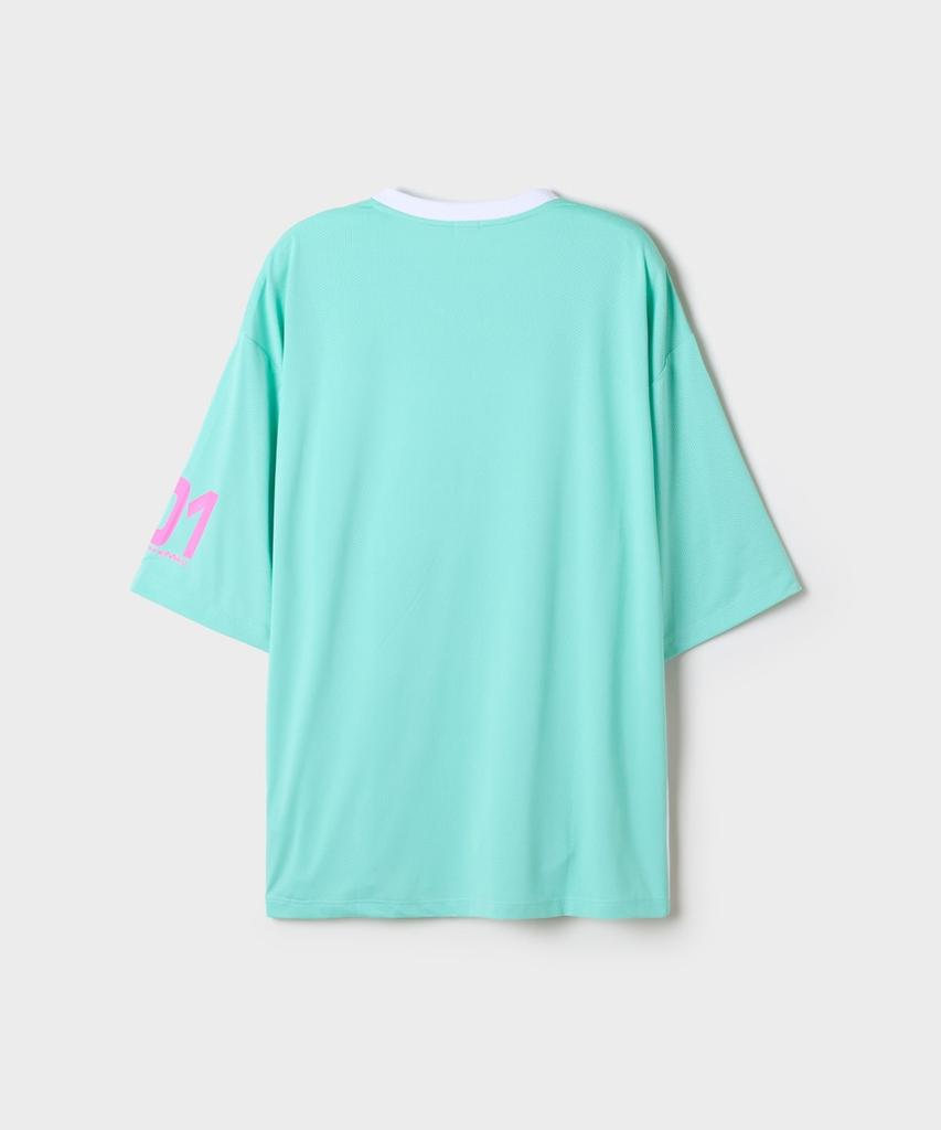 Seupao [Hatsune Miku] Football Jersey Short Sleeve T-Shirt (Mint)_Sprlg37U16