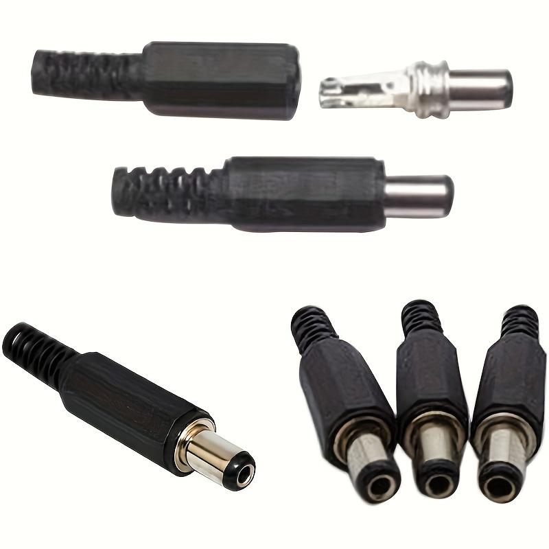 5Pair/10 pairs DC Power Plug 5.5x2.1mm Socket Welding Connector 5.5 * 2.1 Male/Female Electrical Sockett