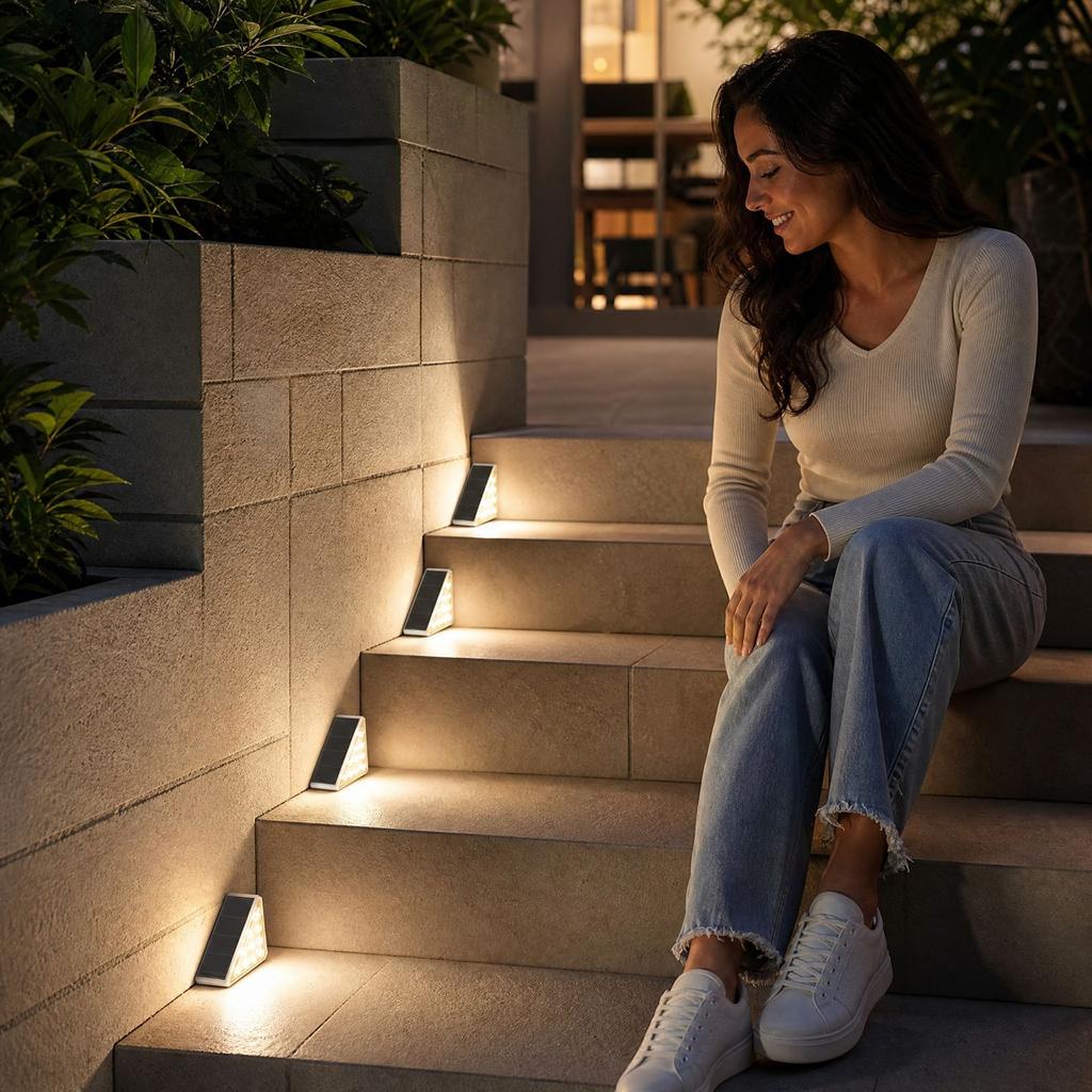 Stair Lights Outdoor Lights and Ground Lights for Yard, Garden, Patio