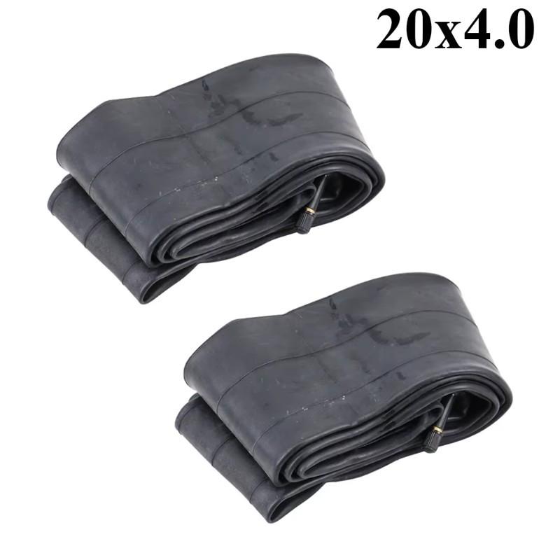Beach Bicycle Tube 2PCS 20X4.0 Bike Inner Tube For Atvs For Snowmobiles Black Tyre 20 Inch