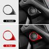Carbon Fiber Push Start Button Cover Trim for Subaru Levorg 2024-2026 Glossy Interior Decoration