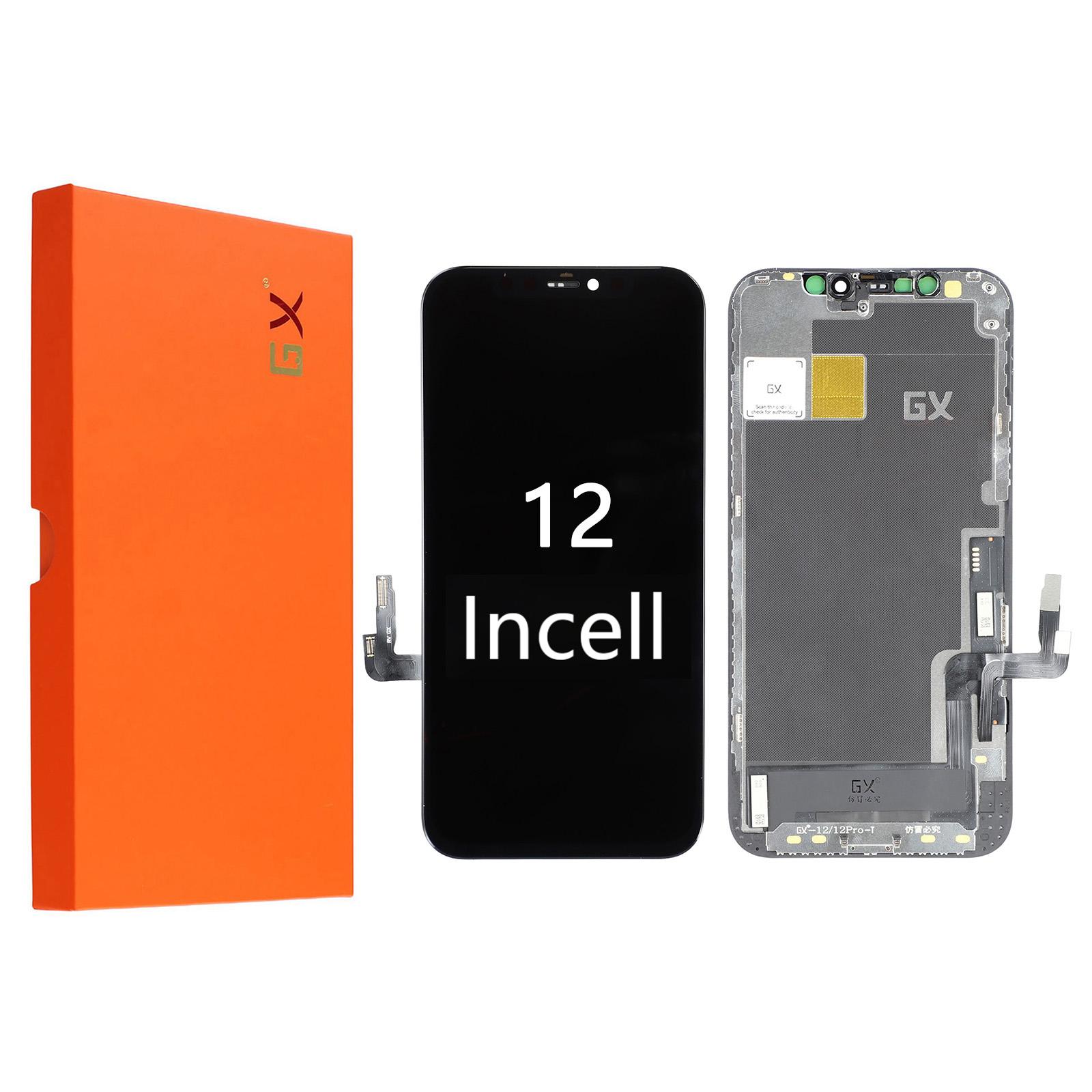 

For iPhone 12/12 Pro Grade C LCD Screen and Digitizer Assembly Replacement Part (GX Incell Technology) (without Logo) A