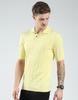 Luxuria Mens Self Design Collar Neck Tshirt