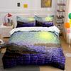 Swirling Sunlit Landscape Pattern. Bedding Sets Duvet Cover Sets Duvet Covers Pillowcases(1 * Duvet Cover 2 * Pillowcases, Without Duvet Insert)