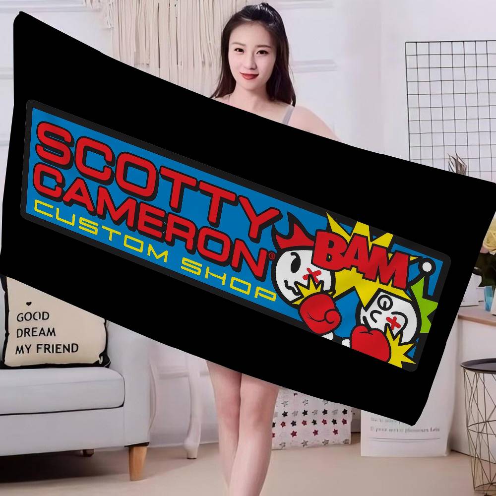 S-Scotty C-Camerons Microfiber Beach Towel Absorbent Quick Dry Soft Yoga Swimming Resort Mountain Climbing Towel