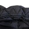 Moncler Short Nylon AVOCE Down Jacket Navy Nylon Used