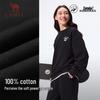 CAMEL Unisex Shu Embroidery Panda Cotton Sweatshirt