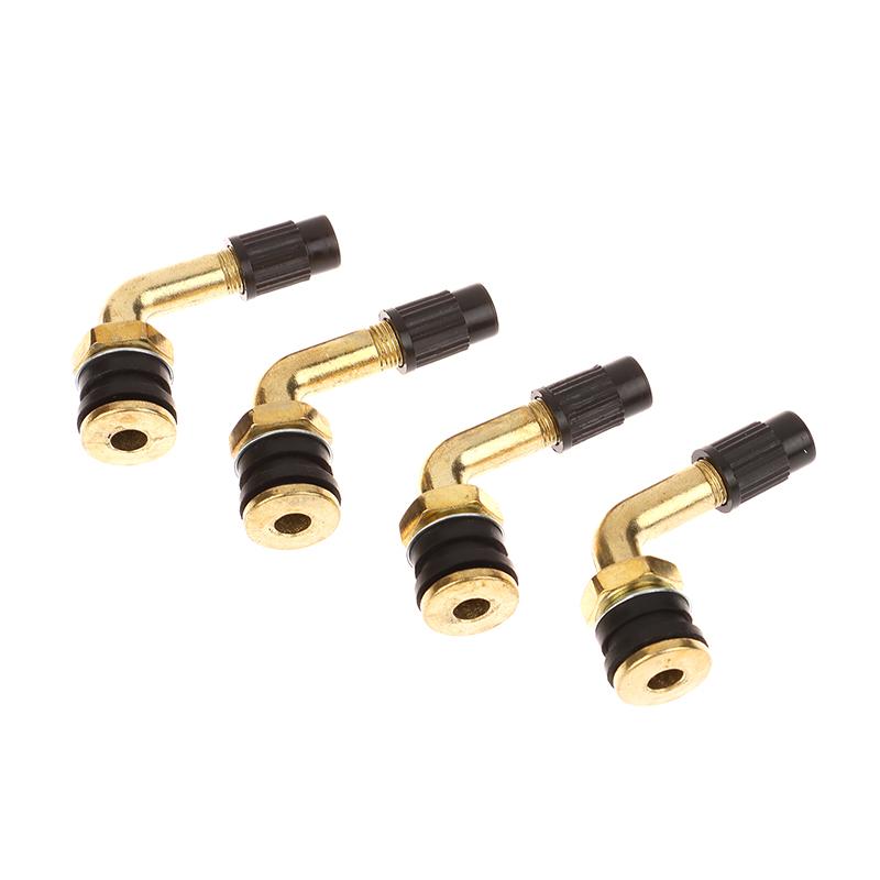 4 Stück Auto-Ventilschaft 90-Grad-Winkeladapter Radreifen Schlauchlose Ventilschaftkappen Auto Motorrad Zubehör Radreifen & Teile