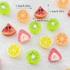 20 Stück Harz Gemischte Früchte Erdbeere, Zitrone, Wassermelone - Für Scrapbooking, Hochzeitsdekoration & DIY Schmuckherstellung Zubehör