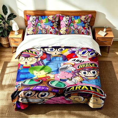 Arale (1) 3pc Set Suitable for Master Bedrooms Soft and Comfortable an Ideal Gift for Family and Friends Includes One Duvet Cover and Two Pillowcase