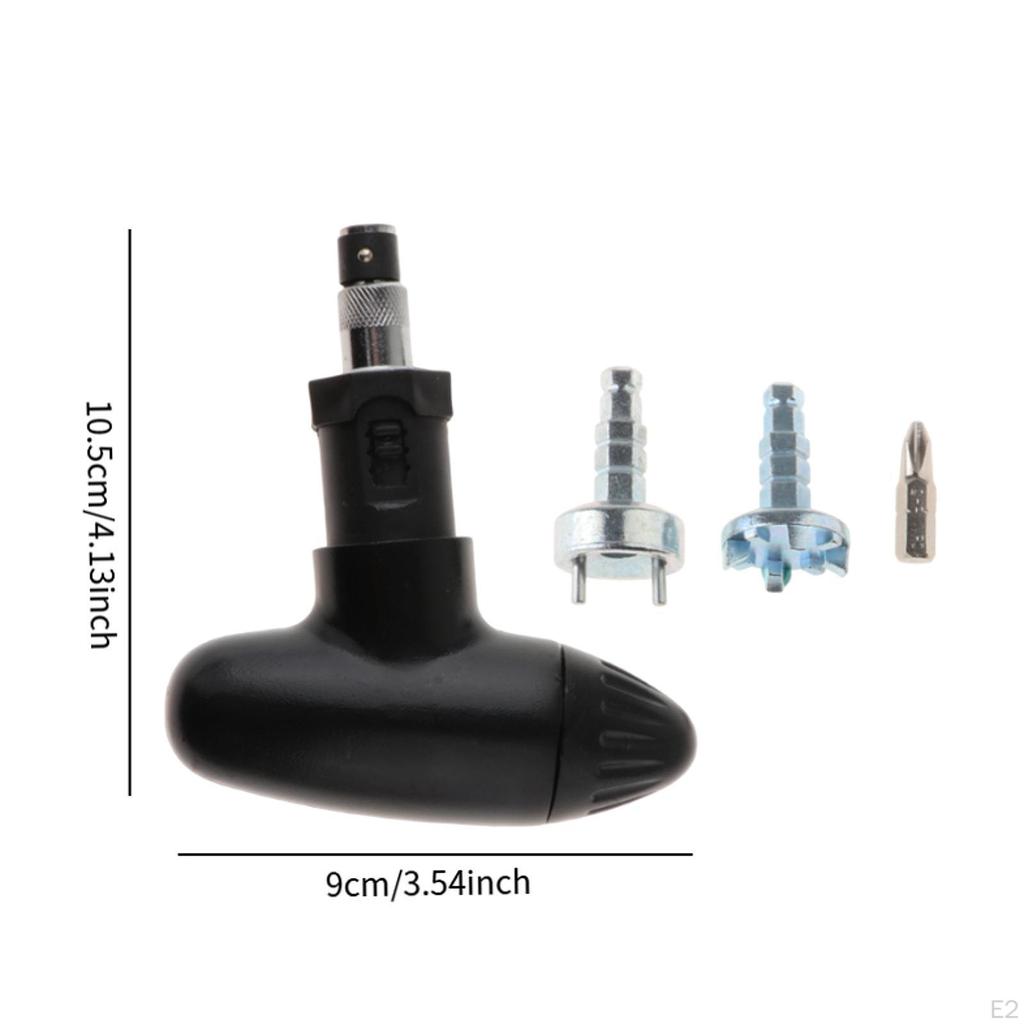 Golf Shoe Cleats Wrench Accessories Manual Installation Portable Shoes Ratchet Removal Tool for