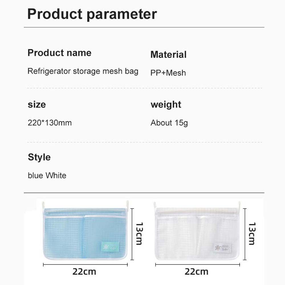 Compartment Kitchen Classification Refrigerator Storage Bag Mesh Bag Household Fridge Organizer