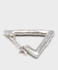 Takeo Kikuchi Triangle Hoop Silver Earrings In Silver 00 Men's (Made Japan) G8701305, (006) (Free)