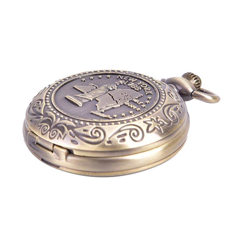 Orologio da Tasca Vintage Design Bussola Bronzo Orologio da Tasca Retrò Bussola Lega di Zinco