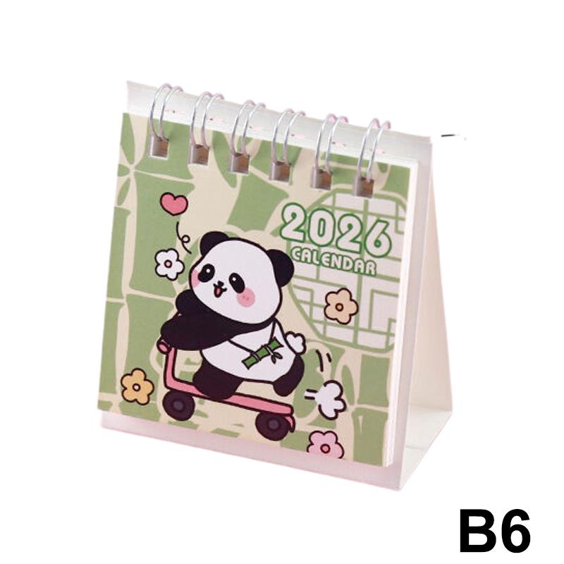 2026 Mini-Kalender Kreative Tisch-Tragbare Reisekalender Mit Schmetterlings-Capybara-Designs Monats- & Wochenplaner-Kalender