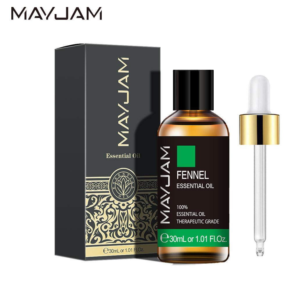 MAYJAM 10ml/30ml/100ml Fennel Essential Oil Air Freshener Aromatherapy Spa Body Care Beauty Skin Care Fragrance Oil