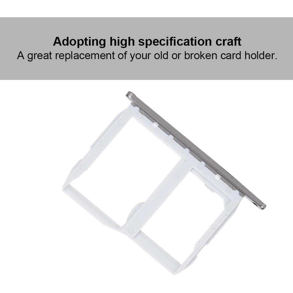Supporto per vassoio scheda SIM/scheda di memoria sostitutivo per telefono cellulare LG G5 LS992 LS987 H820 Argento