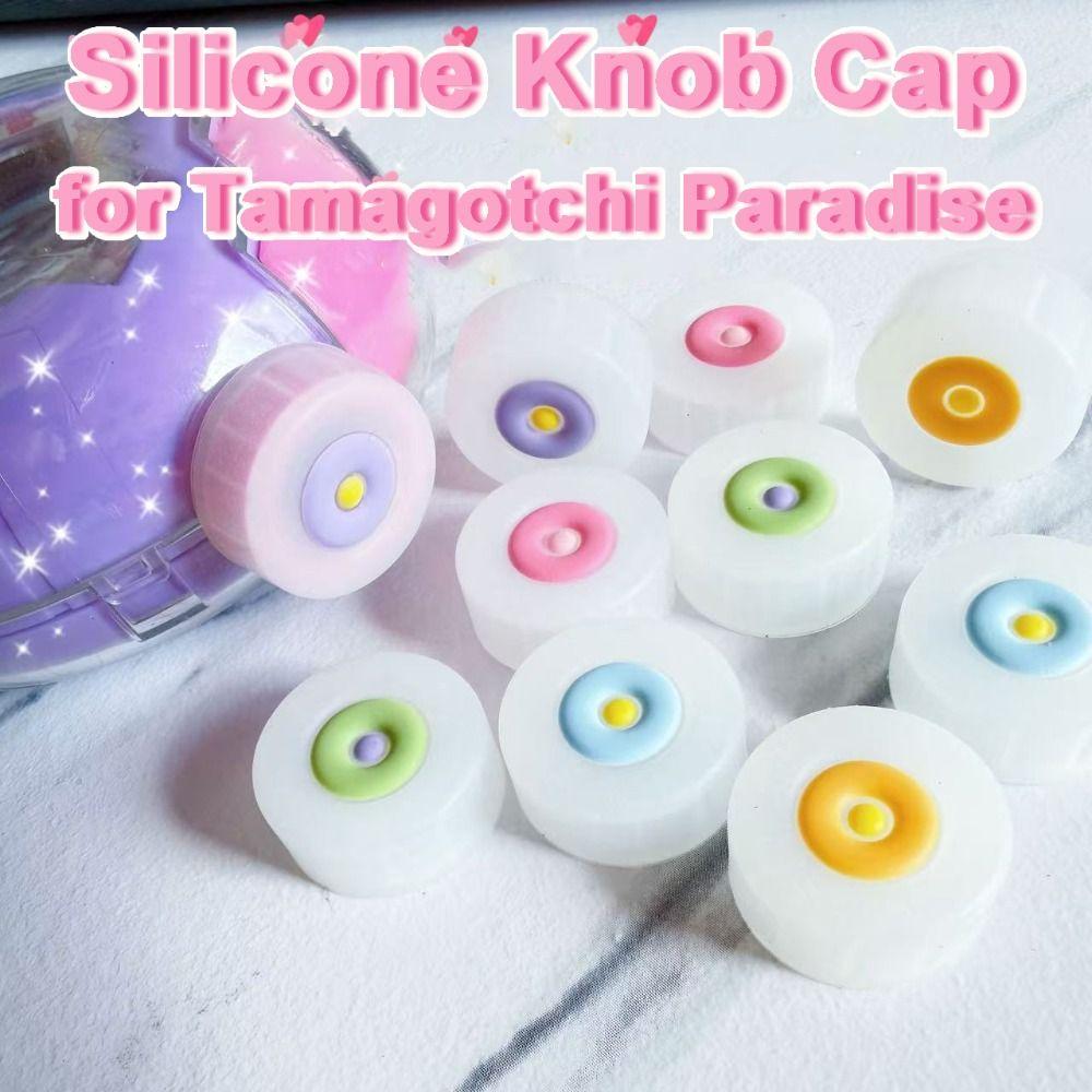 Replacement Button Cover Soft Panel Knob Cap for Tamagotchi Paradise Electronic Pets Game Toys