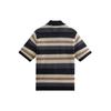 KITH Thompson Crochet Striped Colorblock Short Sleeve Knit Shirt Men Tops Black KHM031095-001