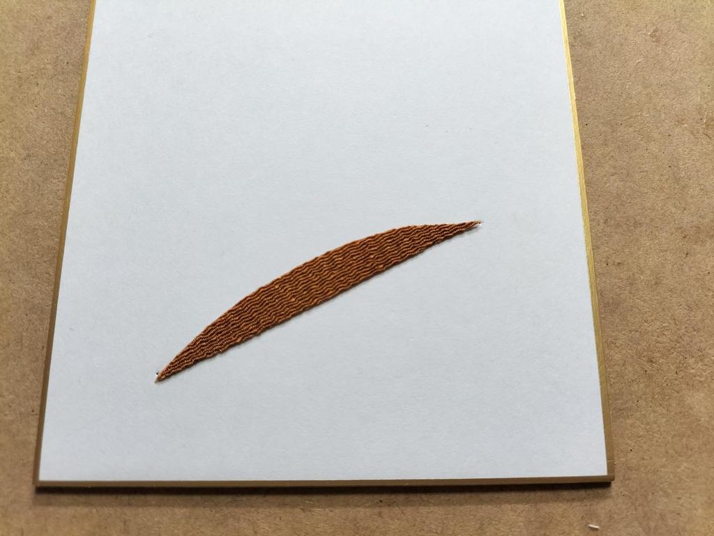 Chirimen Collage Colored Paper Handmade Kit Chirimen Collage "Camellia"